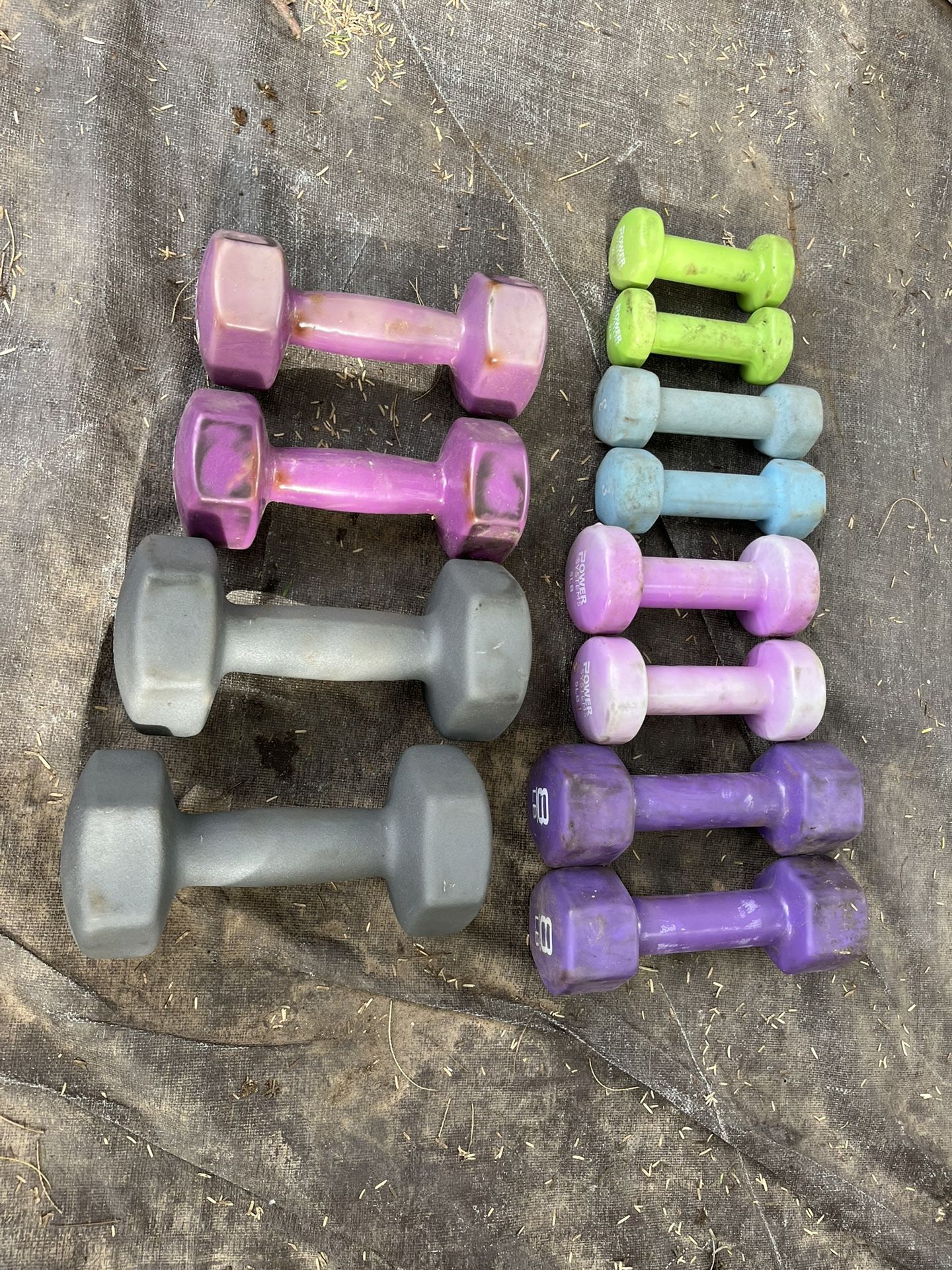 86lb Small Neoprene Dumbbell See 2-15lb