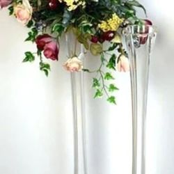 Clear Eiffel Tower Glass Vase