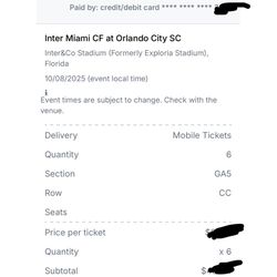 Inter Miami Vs Orlando City Aug 10 Soccer Game