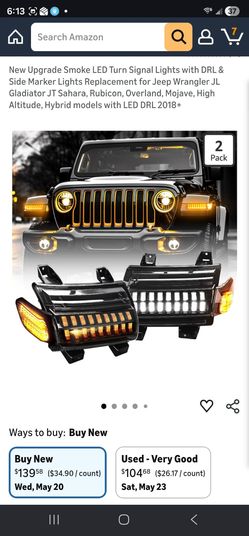 LED turn signal light for JL Jeeps