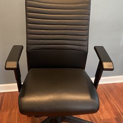 Compel Maxim LT Black Faux Leather Task Chair