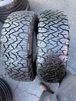 2 tires 265-70-17 Bf Goodrich ko3 90% tread life $280 for 2 mounted and balanced