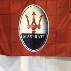 Maserati Wall Flag (3’x5’) 