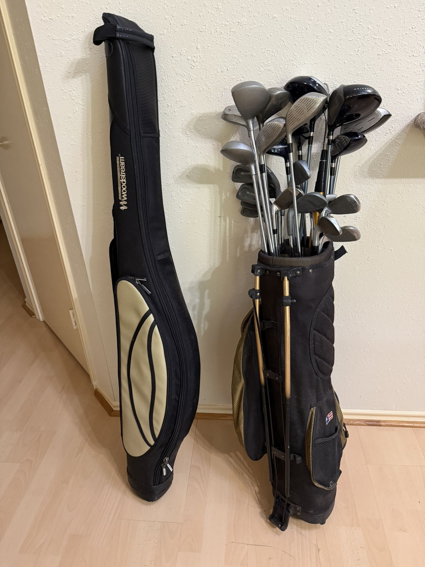 Golf Clubs and Golf Bag w/ Travel Bag