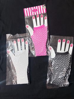 New fishnets fingerless gloves (Halloween )