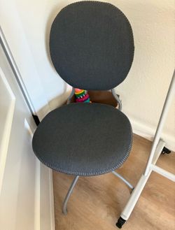 IKEA Swivel Desk Chair / Vanity Accent Chair - Charcoal Grey