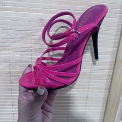 Hot Pink Valentine High Heels