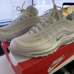 nike air max 95 triple white wolf grey sz 11