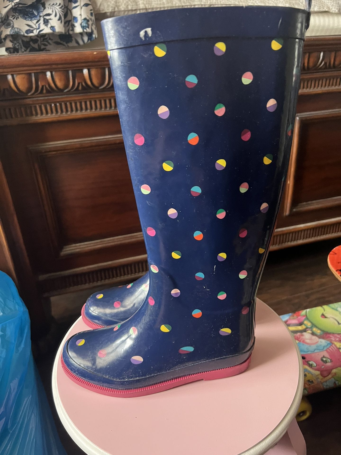 Girls Size 13 Rain boots 