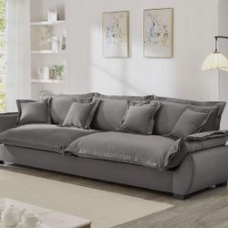 Velvet Sofa With Storage 
