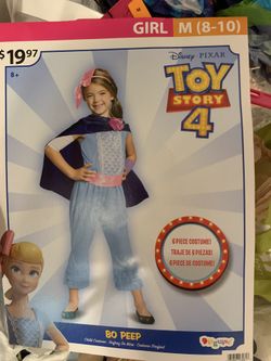 Bo Peep Costume Used In Good Condition 10 To 11 Yrs