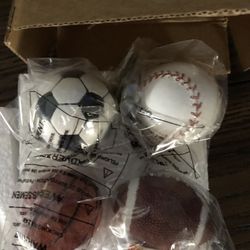 Sports knobs for dresser 