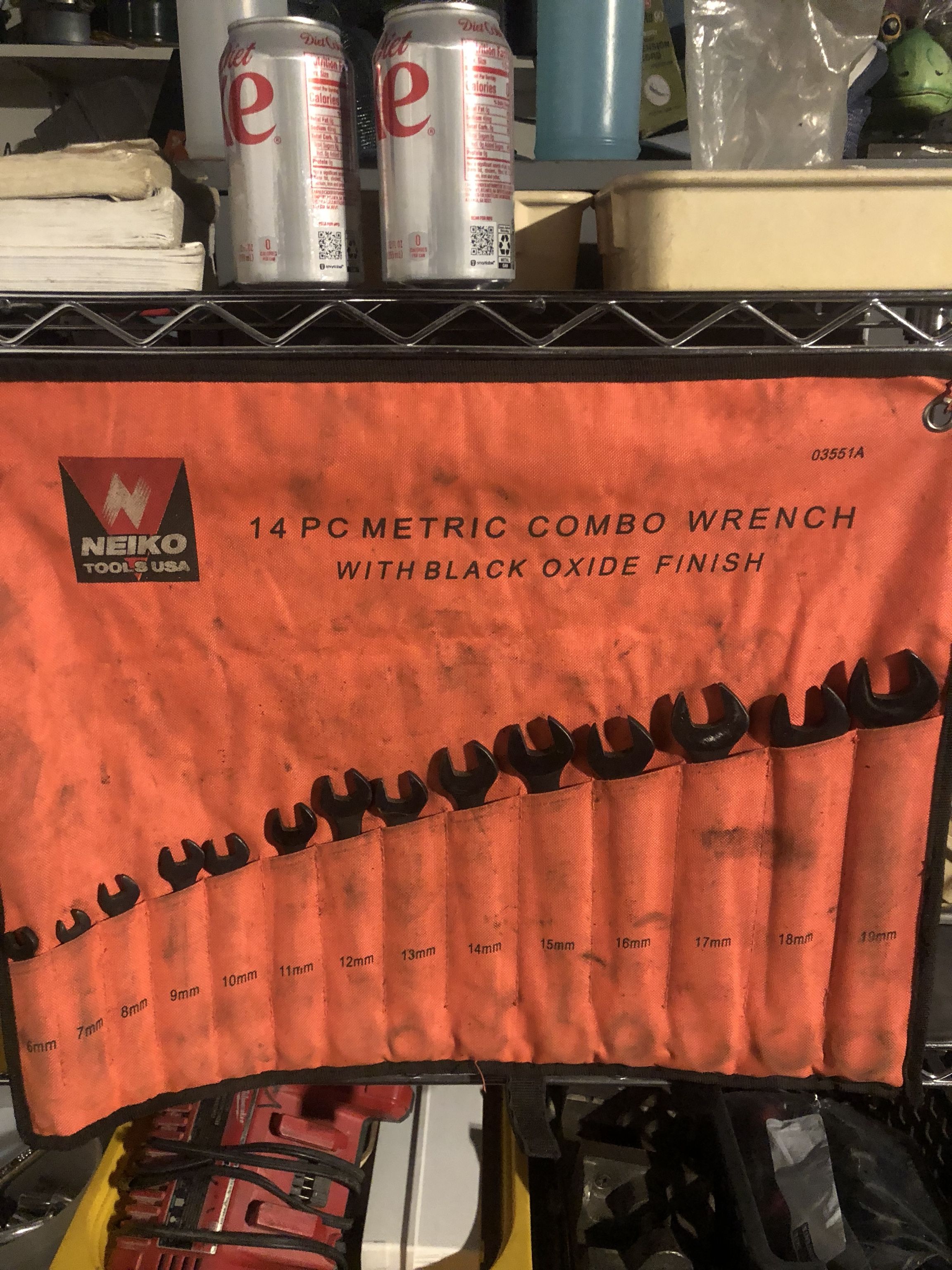 Neiko Made In USA 14 Pcs Metric Wrench Set
