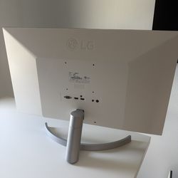 2x white LG Minitors