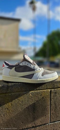 Travis Scott Jordan 1 low reverse mocha