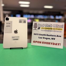 Apple iPad Pro 11" w/M1 - 512GB - Cellular - Silver (3rd Generation) Excellent	