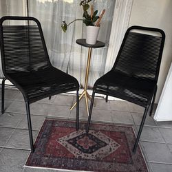 Outdoor Patio Chair Set (2) - $35