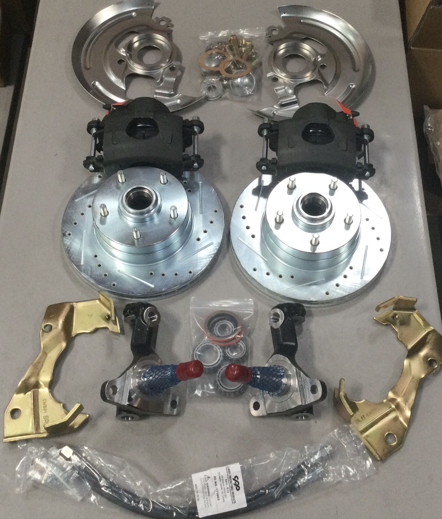 CPP Disc Brake Kit For A F X Bodies GM Chevy Car 1964-72 Chevelle 1967-69 Camaro 1968-74 Nova Complete Kit