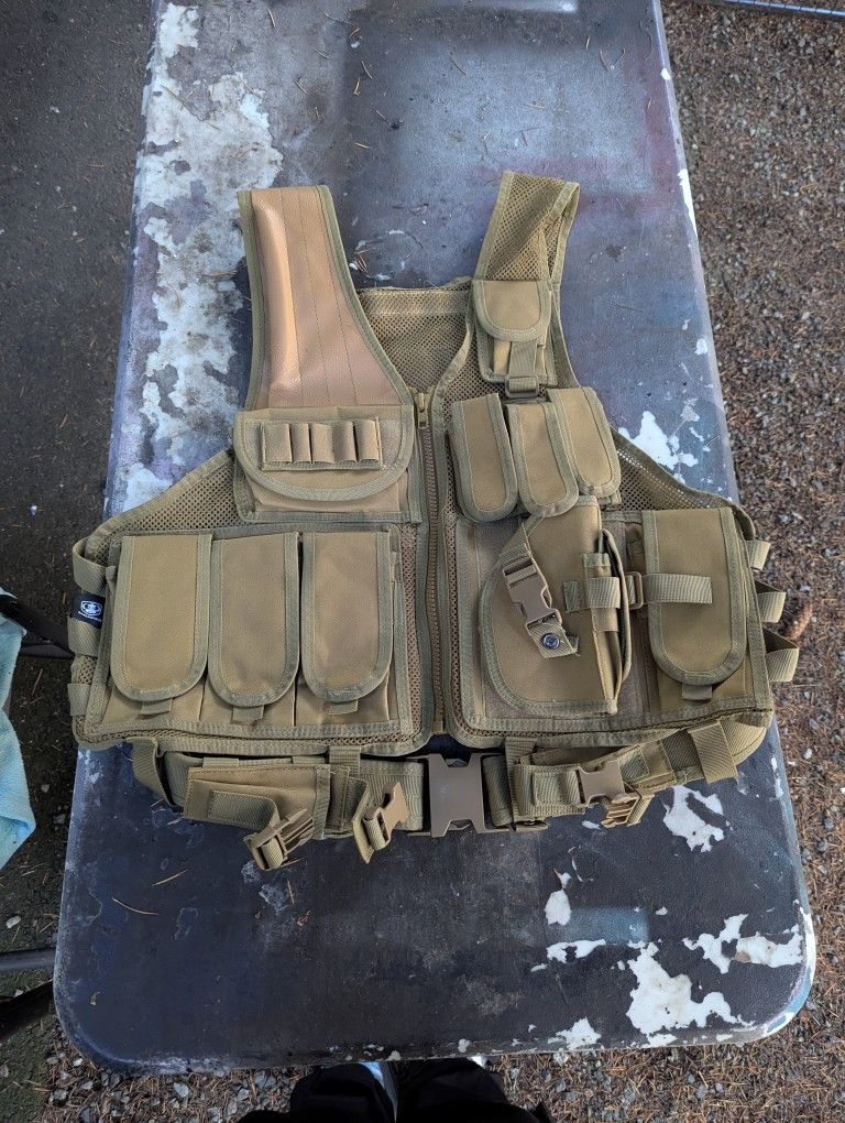 Bullet Proof Vest By Barbarians Size Xl