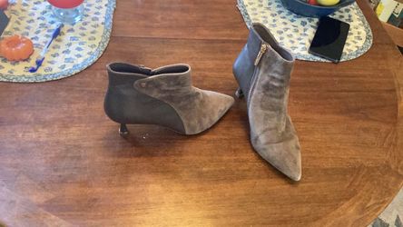 C Banner Leather/Suede Half-Boots