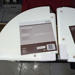 2 Corner Shelves 
