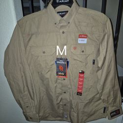 ARIAT FRC GLEN GUARD FEATHER LIGHT WEIGHT BUTTON UP SHIRT 