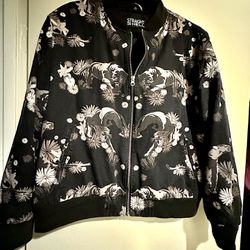 Panther Bomber Jacket - Straight To Hell - XL