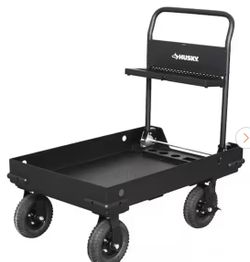 38 in. W All-Terrain Folding Tool Cart