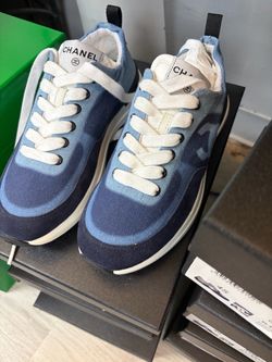 Chanel Denim Low-Top Sneakers