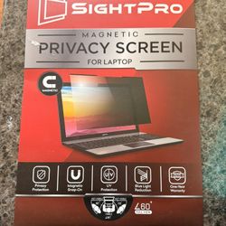 Pantalla magnética de privacidad para laptop de 14 pulgadas, 16:10, protector y protector de filtro