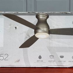 ⭕️ Ceiling Fan Fanimation Hugh 52" LED Indoor/Outdoor