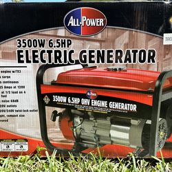 All Power 3500 Watt 6.5 HP Generator