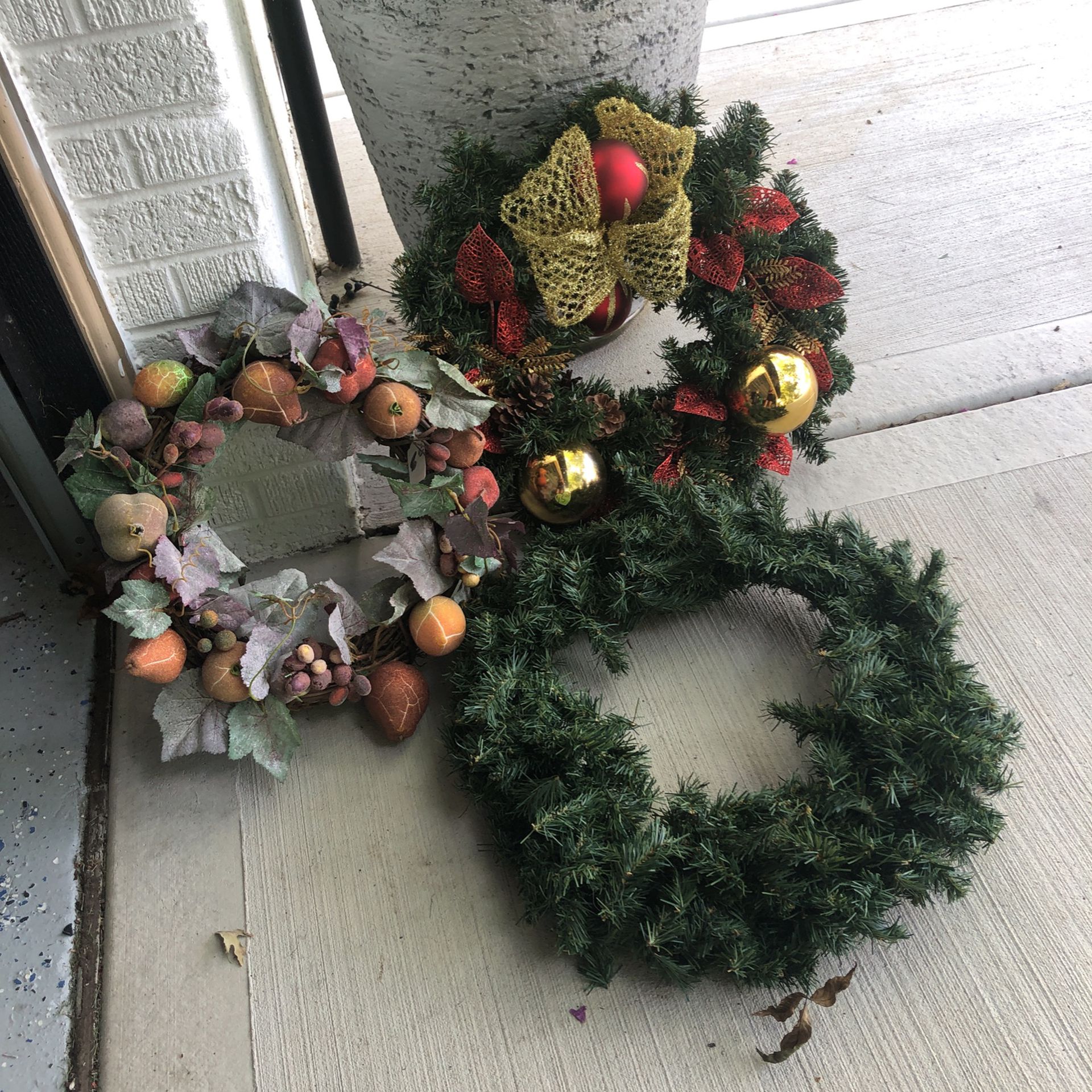 Wreaths  Set Of 3