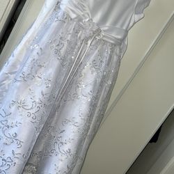 Girls White Dress 