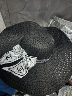 Black CC Sun Hat