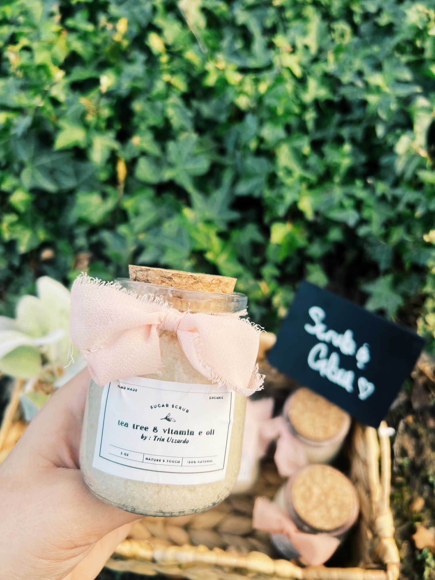 Tea Tree, Vitamin E Oil, Exfoliating Body Scrub