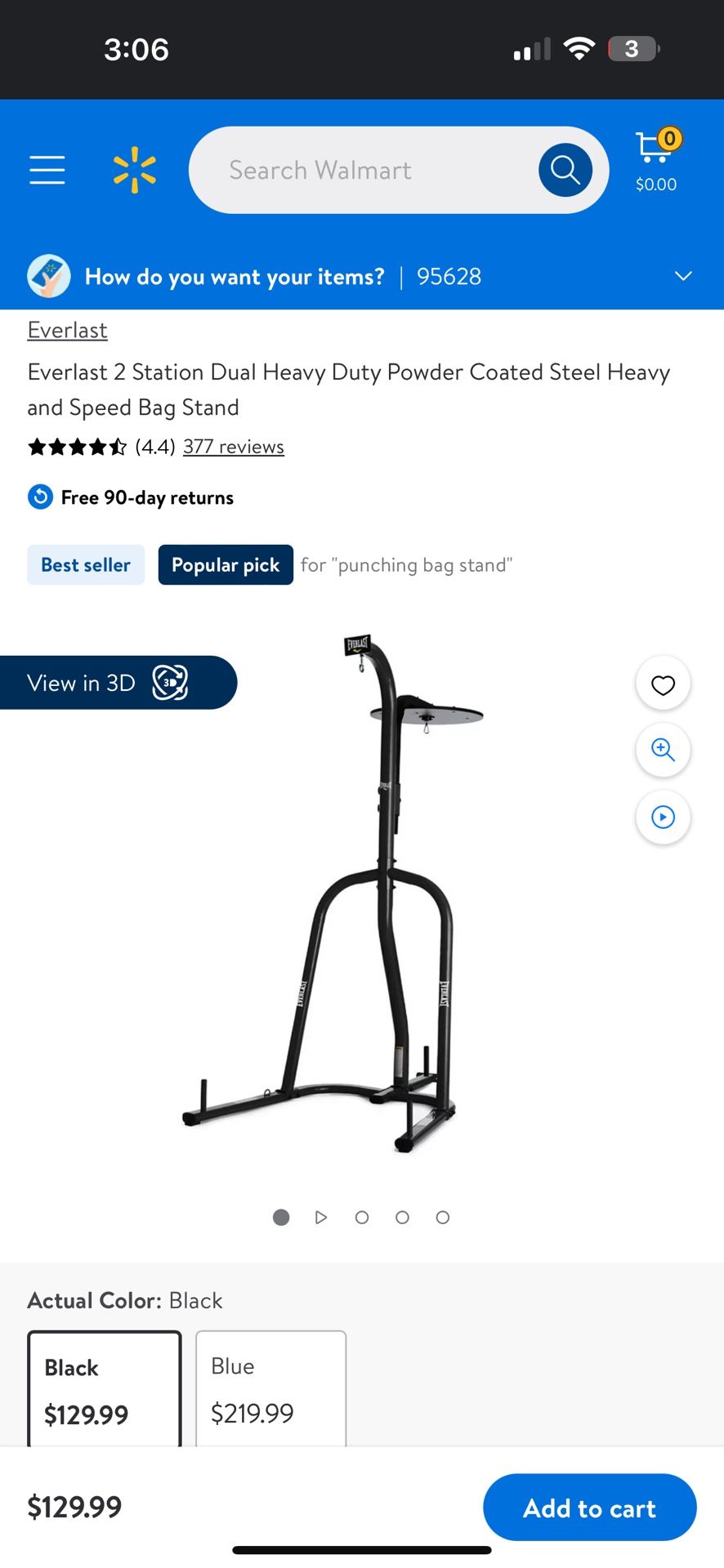 Speed Bag Punching Bag Stand