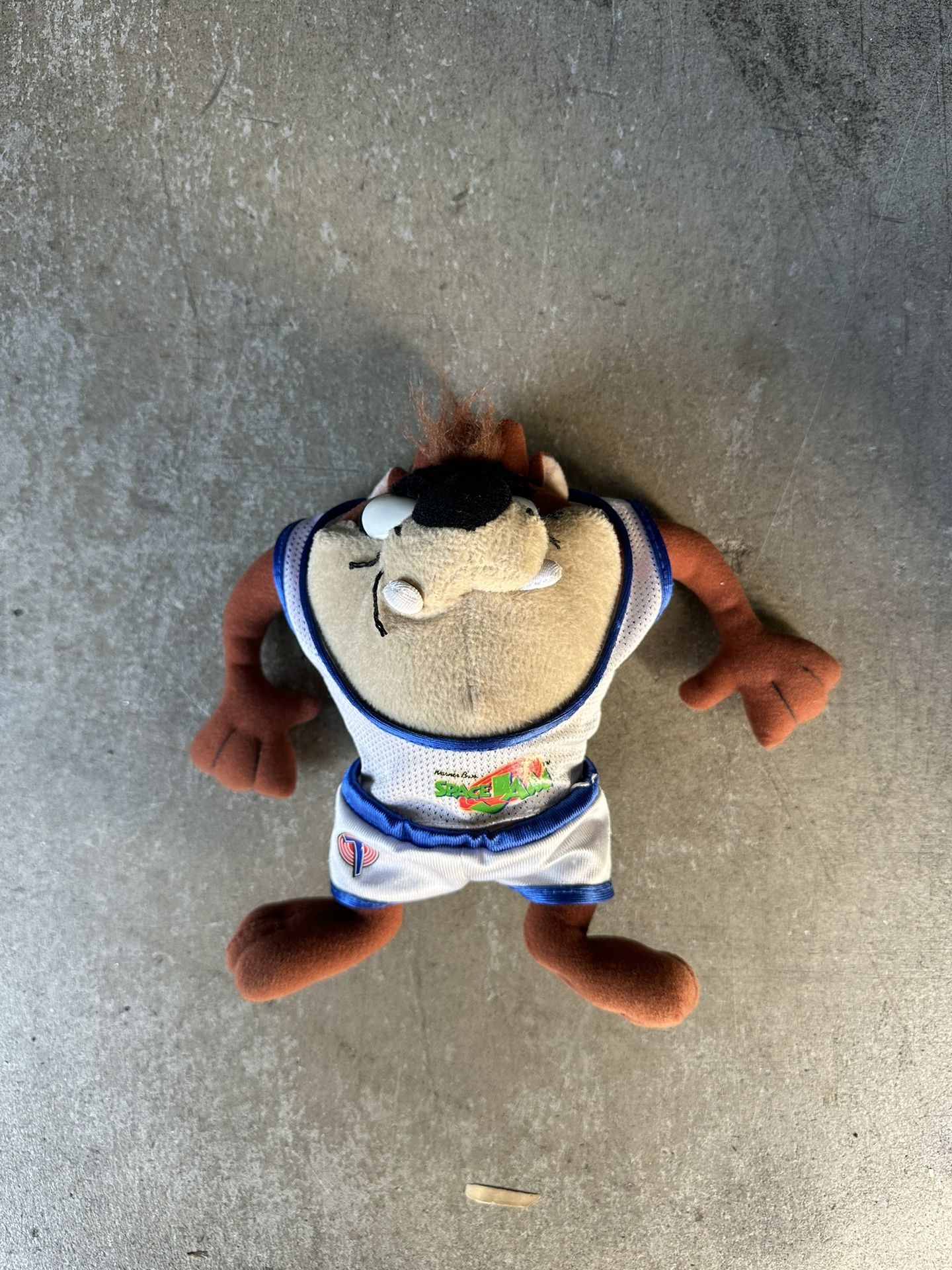 Warner Bros Taz Space Jam 9" Plush Soft Toy Stuffed Animal