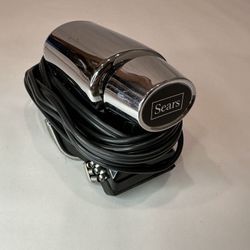Vintage Sears Electric Massager Model (contact info removed) – Retro Handheld Vibrator