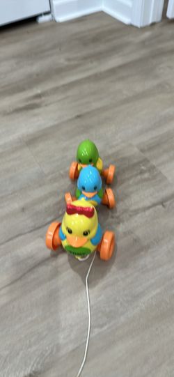 Ducks pull toy