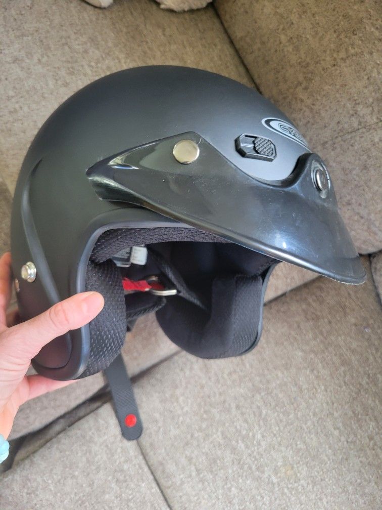 Small Half Face Cyber Motorcycle Helmet