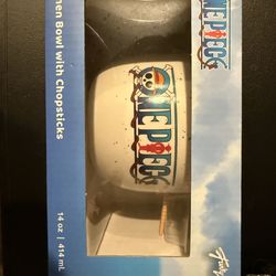 One Piece Ramen Bowl With Chopsticks