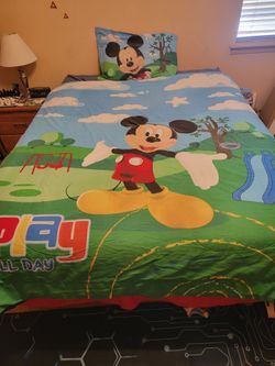 Mickey Mouse Comforter & Sham-Full
