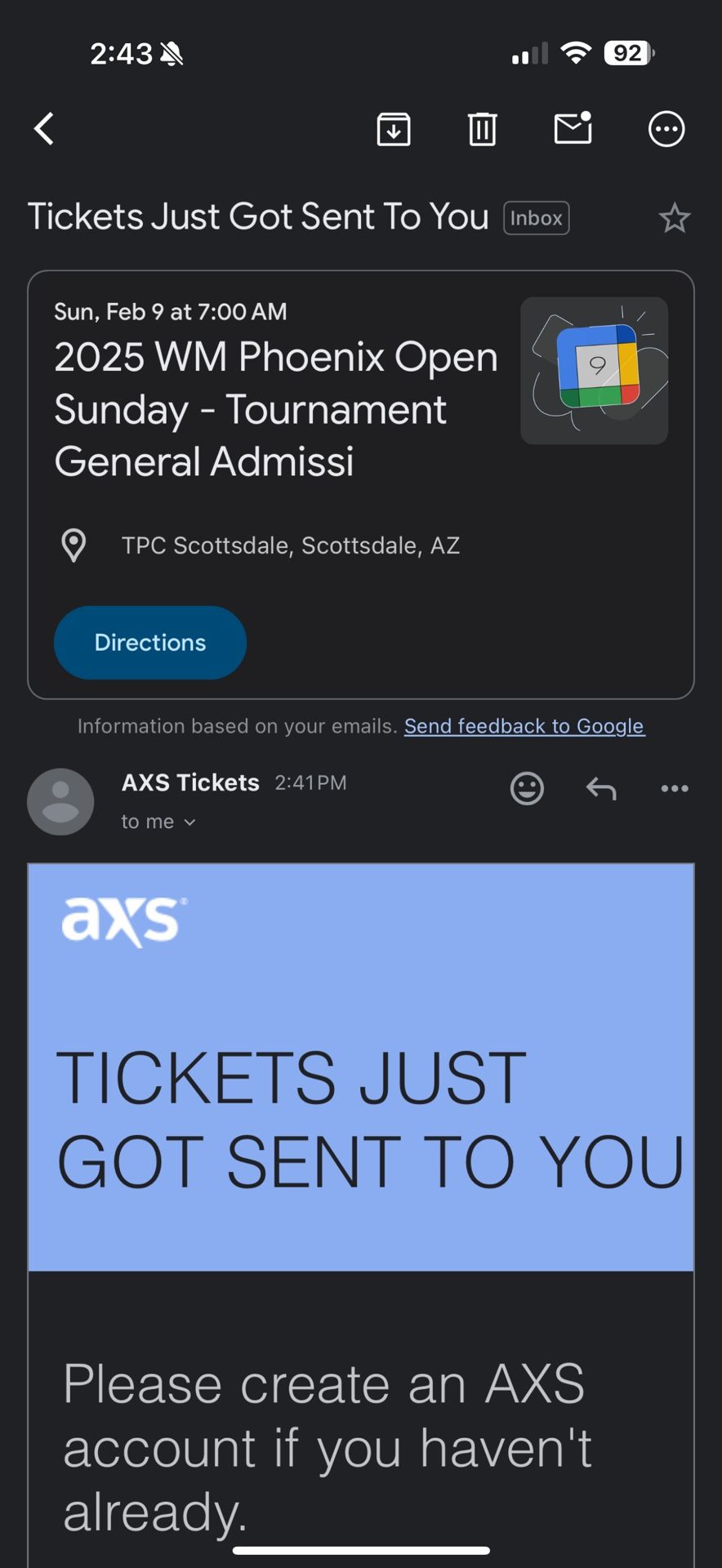 WM Phoenix Open Tickets