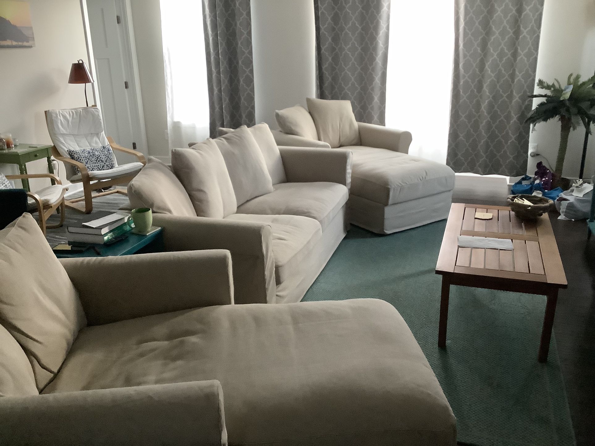 Sofa-bed And Chase Lounges
