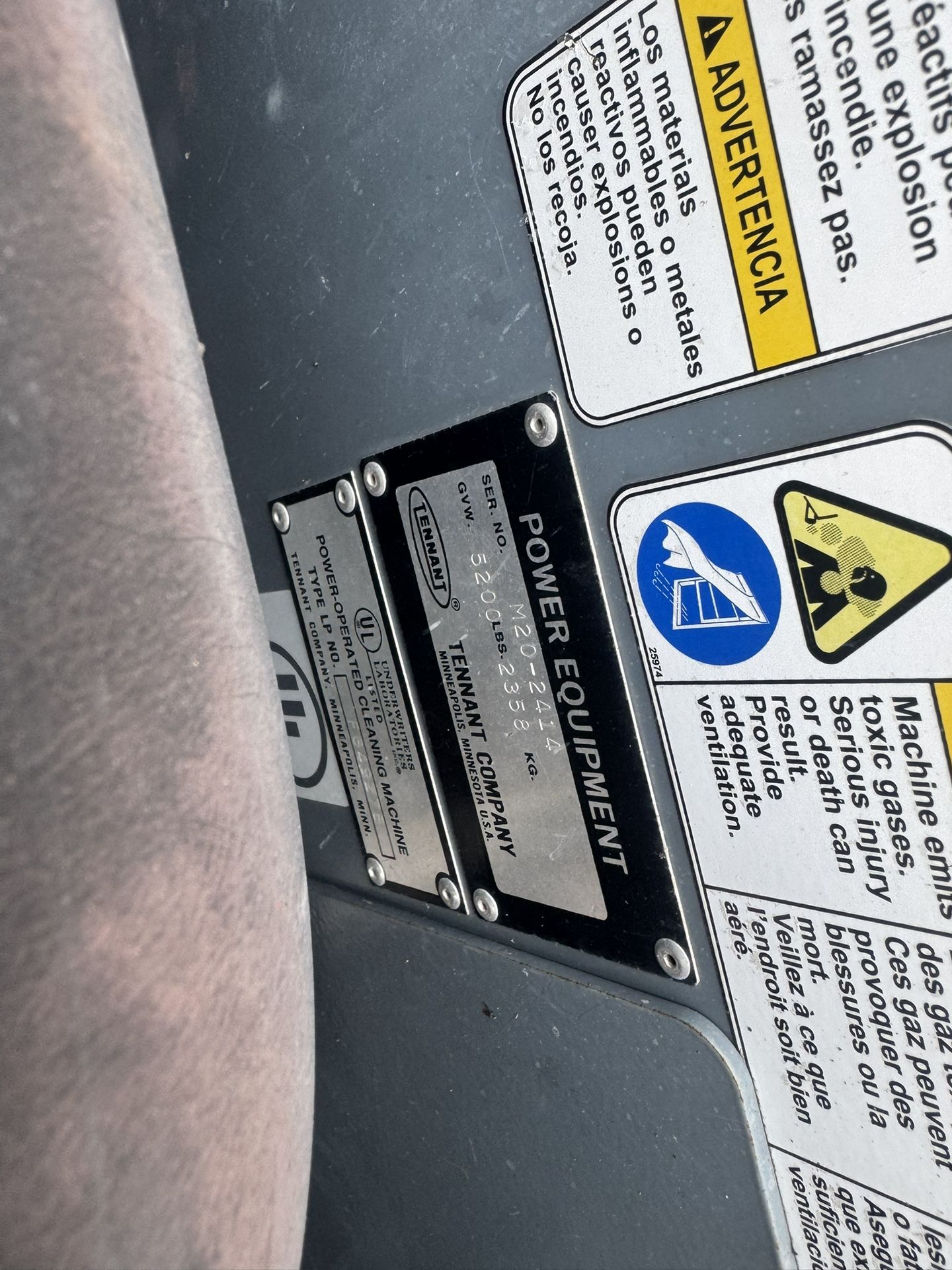 M20  Tenant Sweeper/scrubber