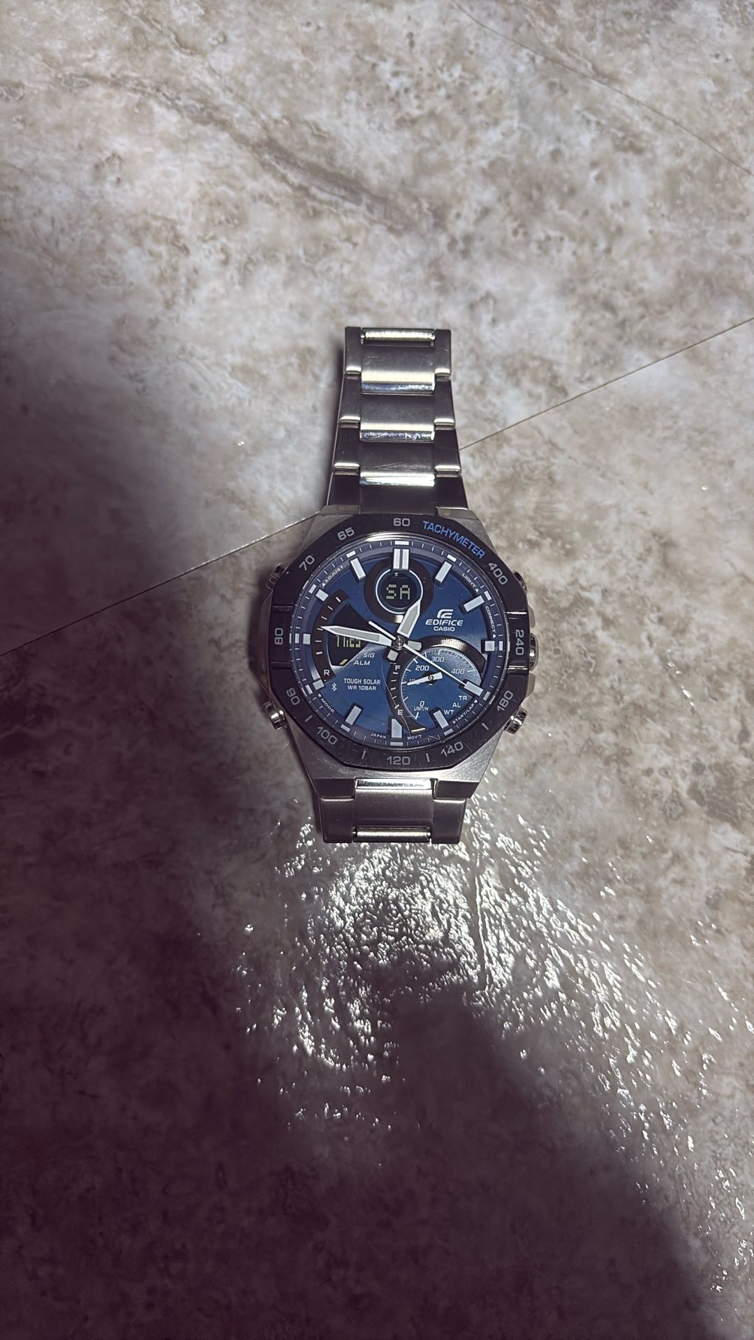 Casio Watch Waterproof Touch Solar Bluetooth 