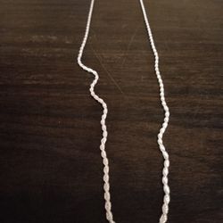 24-in 925 Sterling Silver Rope Chain