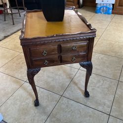 Antique corner table