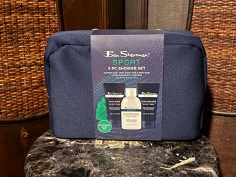 Ben Sherman Sport 5-Piece Men’s Shower & Grooming Set – NEW
